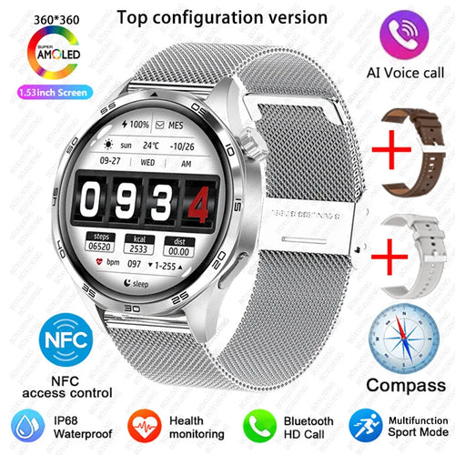 For Huawei GT5 PRO Smart Watch Men Watch 4 Pro upgraded version AMOLED