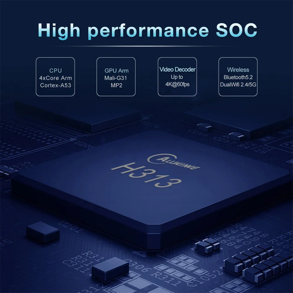 Woopker ATV Q1 Smart TV Box  Android 10 Allwinner H313 2GB 16GB