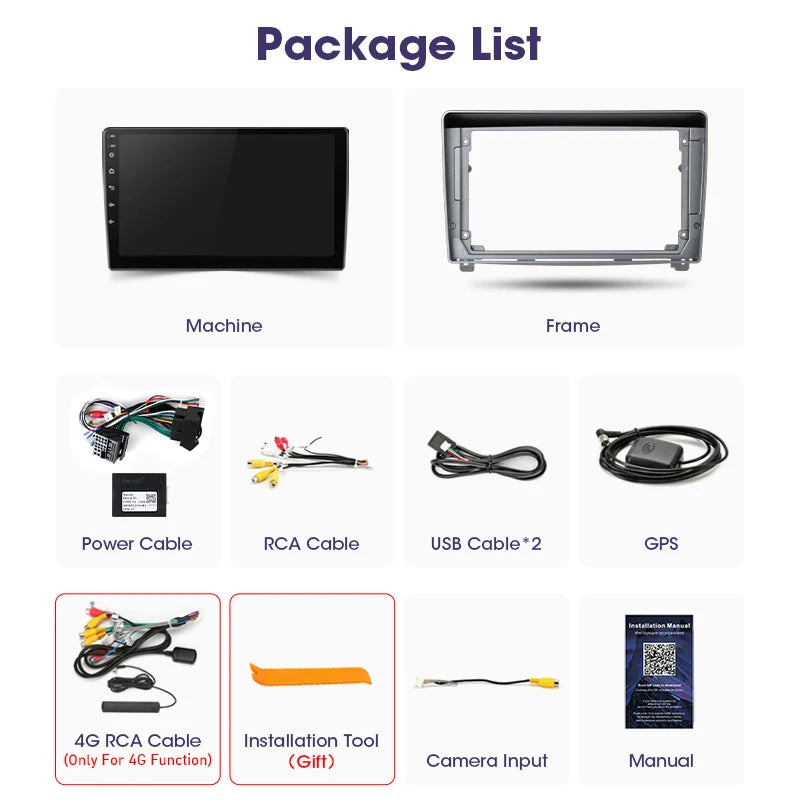 Android 14 Carplay Car Radio Multimedia For Peugeot 407 CC 407CC SW