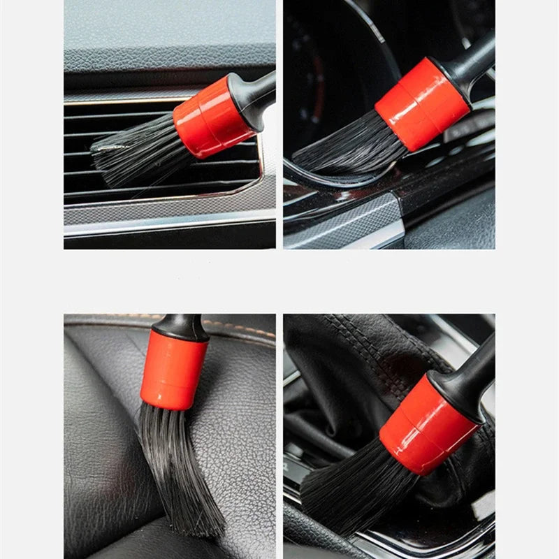 5PCS Car Wash Brush Detail Small Automotive Interior Cleaning Tools