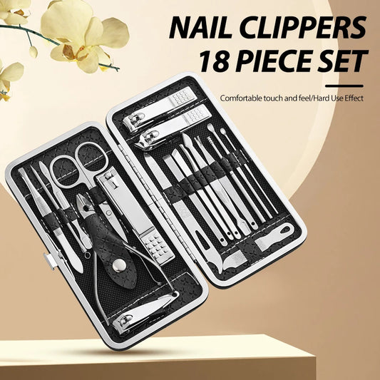 Home Nail Clipper Set Of 18 Pieces Large Size Dead Skin Pliers
