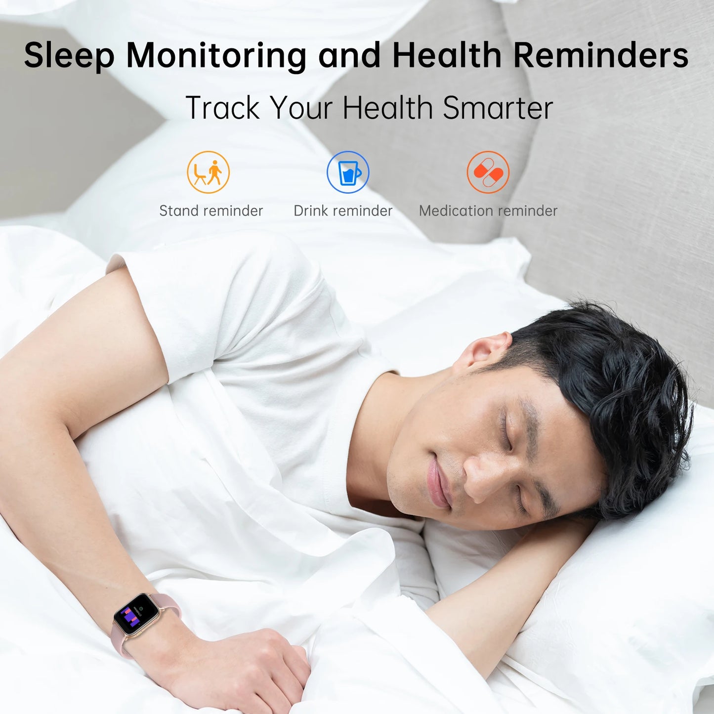 UMIDIGI Uwatch 5S Bluetooth Smart Watch 1.7" 5ATM Waterproof