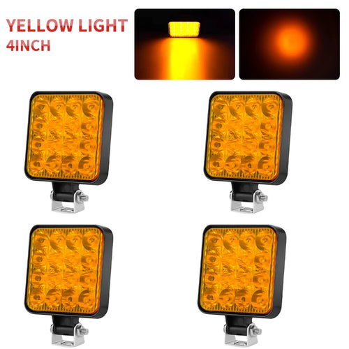 BraveWAY LED Work Light/Driving Light Super Bright Fog Light DRL for