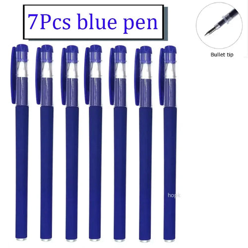 35 PCS Gel Pen Set School Supplies Black Blue Red Ink Color 0.5mm