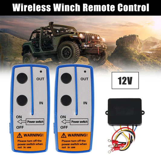 12V Trailer Winch Remote Control System Switch Controller For Jeep Off