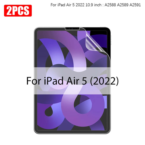 2PCS Paper Film Like For Ipad 10th Pro 13 11 M4 12.9 2024 Screen