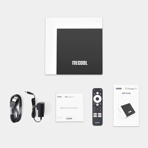 MECOOL Google TV Box KM7 PLUS 2GB DDR4 16GB Android 11 Google