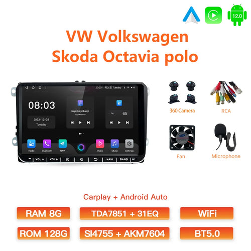 GATAXASKY 9" Car Radio multimedia player For VW Volkswagen Passat B7