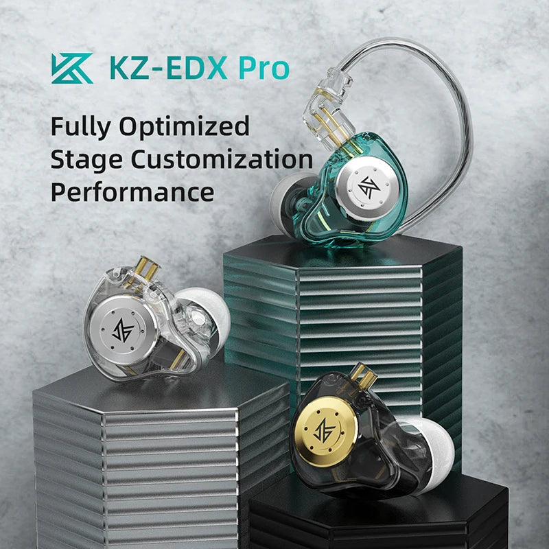 Original KZ EDX Pro Earphone Bass Earbuds In-Ear Monitor Headphone
