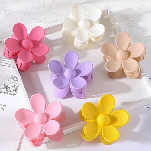 Large Flower Claw Clips For Women Fashion Hair Claw Hair Clamps Girls