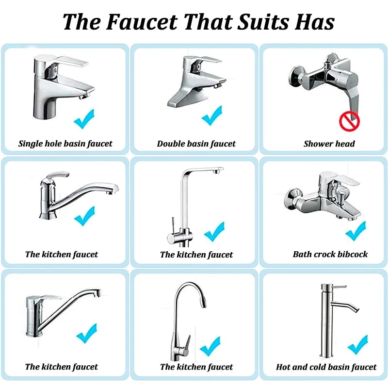 Brass Water Saving Faucet Tap Aerator Replaceable Filter Mixed Nozzle