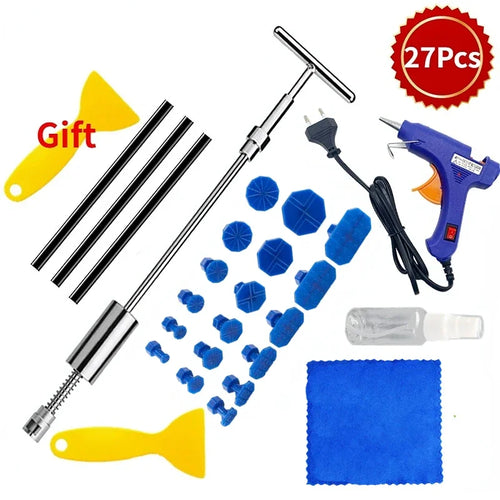 Auto Paintless Dent Repair Tools EU Plug Glue Gun Car Dent Repair Kit
