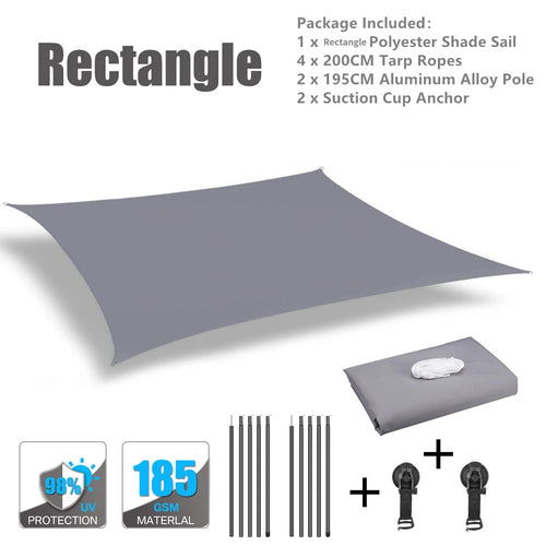 Car Shelter Shade Camping Side Car Roof Top Tent Awning Waterproof UV