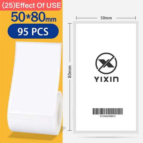 Niimbot 1Roll B1 White Sticker Waterproof Paper Adhesive Label White