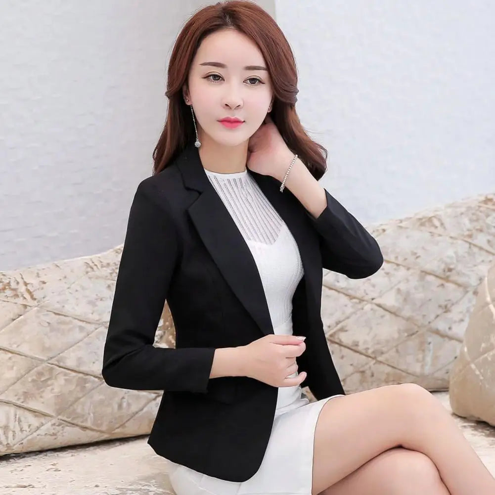 Solid Color Thin Blazer Women 2023 New Long Sleeve Spring And Summer