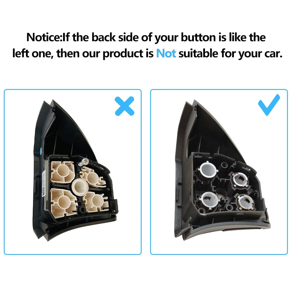 Car Multi-function Steering Wheel Buttons Kit Phone Control Keys For