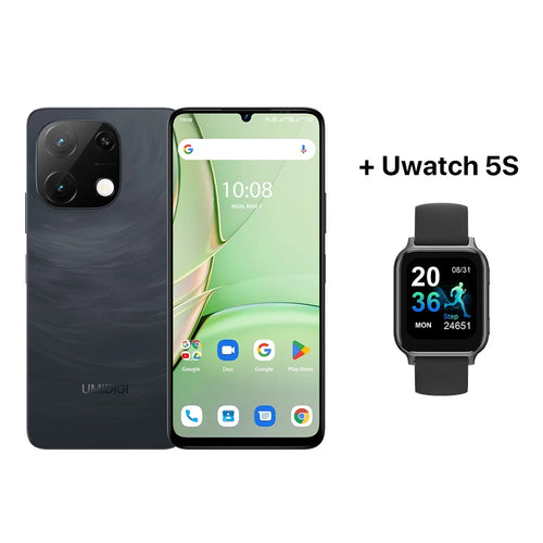 UMIDIGI G9T Android 14 Smartphone UNISOC T606 4GB 128GB 6.75” Water