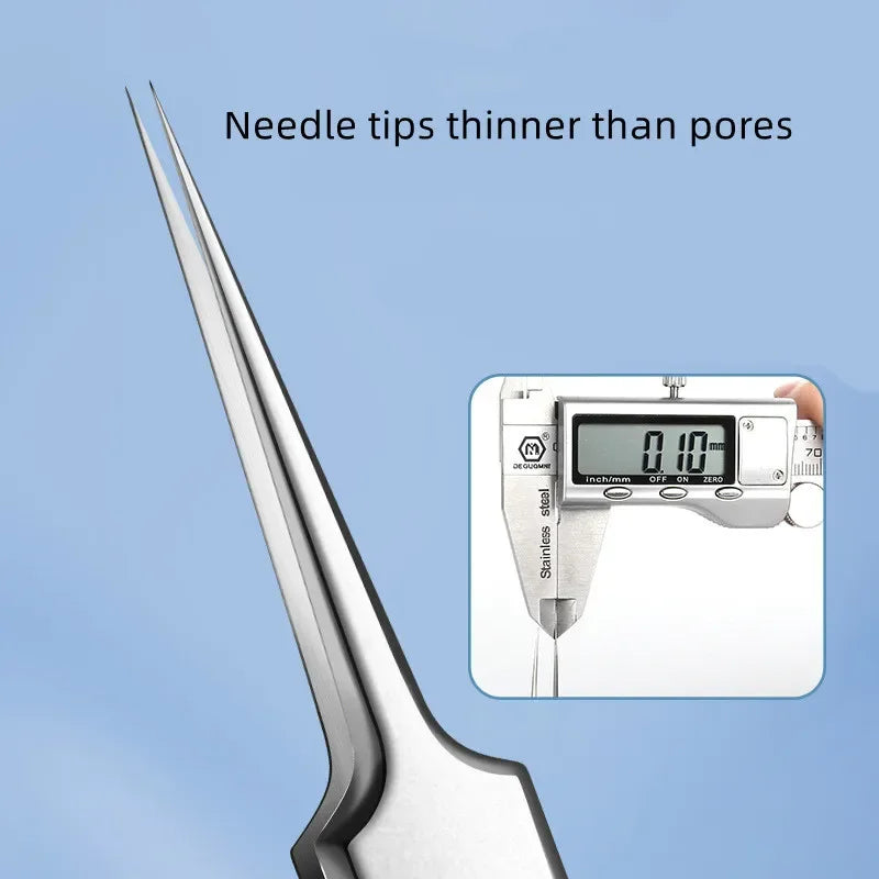 German Ultra-fine No. 5 Cell Pimples Blackhead Clip Tweezers Beauty