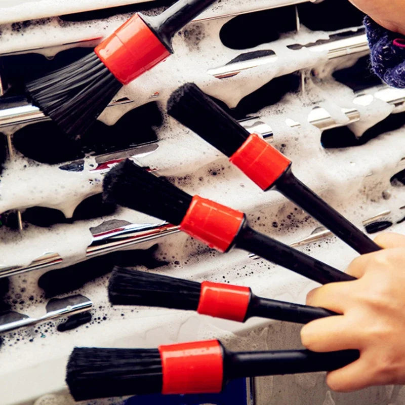 5PCS Car Wash Brush Detail Small Automotive Interior Cleaning Tools