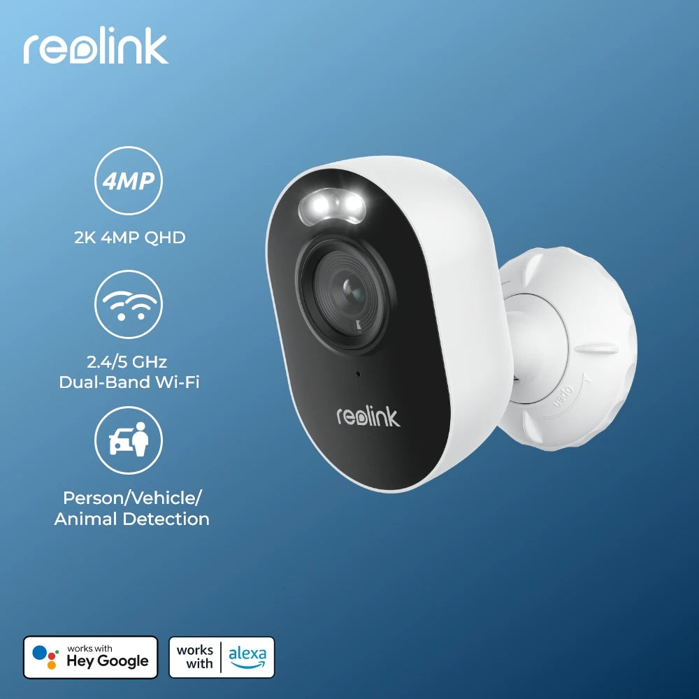 Reolink 4MP Cube WiFi Outdoor Camera with Spotlight 2.4/5GHz Dual-Band