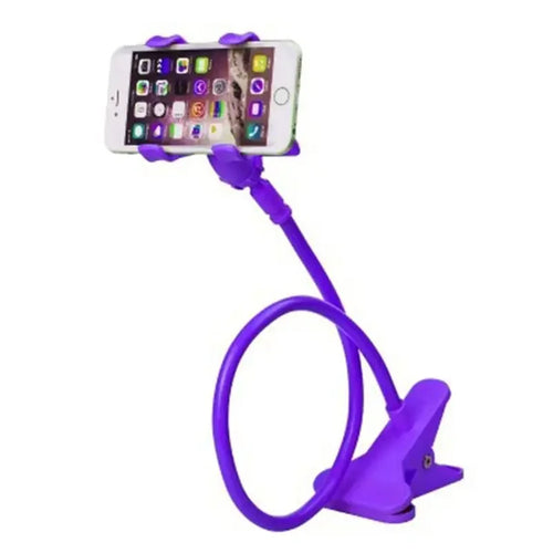 Universal Lazy Bracket Mobile Phone Holder Gooseneck Stand Stents