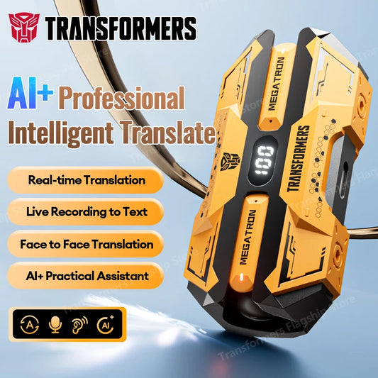 AI Earphones TRANSFORMERS TF-T51 Translation Wireless Headphones Low