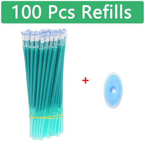100 Pcs/set Kawaii Erasable Refill Erasable pens Gel Pen sketch