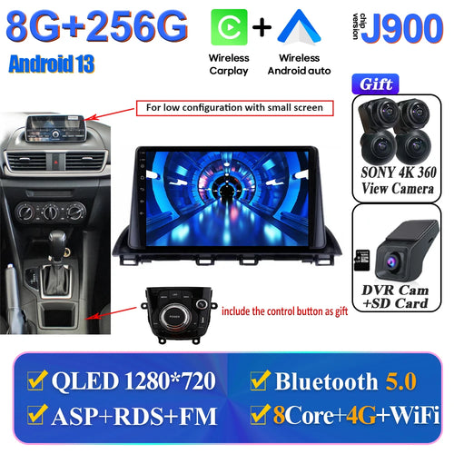 Car Multimedia Android For Mazda 3 Axela 2014-2017 2018 2019 Head Unit