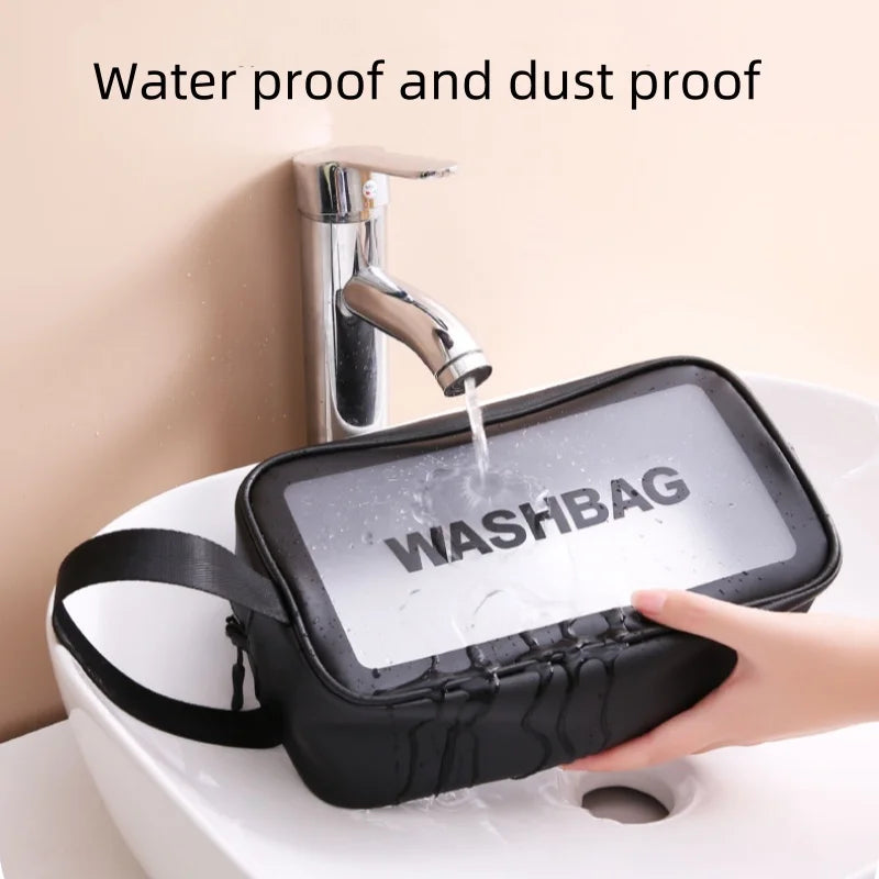Portable Cosmetic Waterproof Bag Large Capacity Dust Proof Make Up
