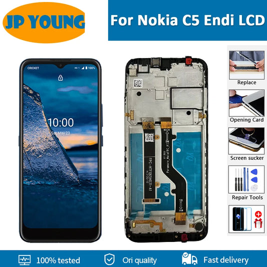 6.52" Original Display for Nokia C5 Endi LCD Display Touch Screen