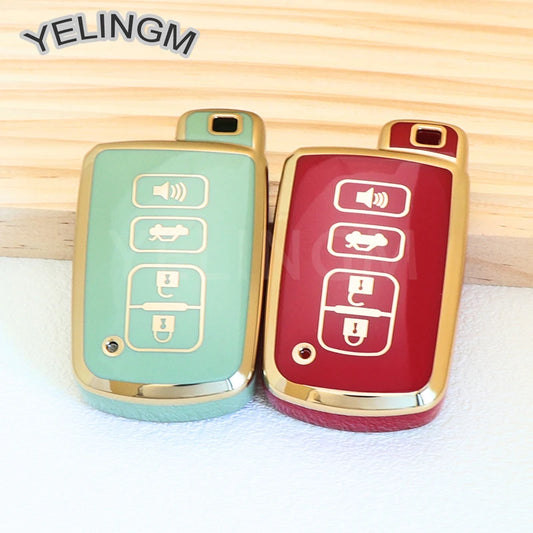 4 Buttons Car Key Case Cover For Toyota Camry Corolla RAV4 Highlander