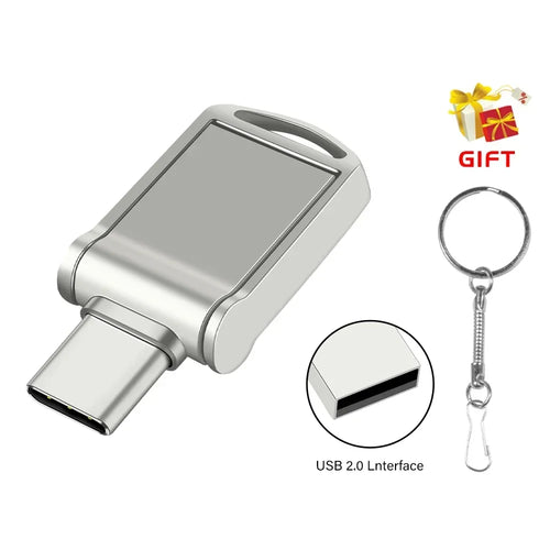 TYPE-C Mini USB Flash Drive 64GB OTG for Android Phones Pen Drive 32GB