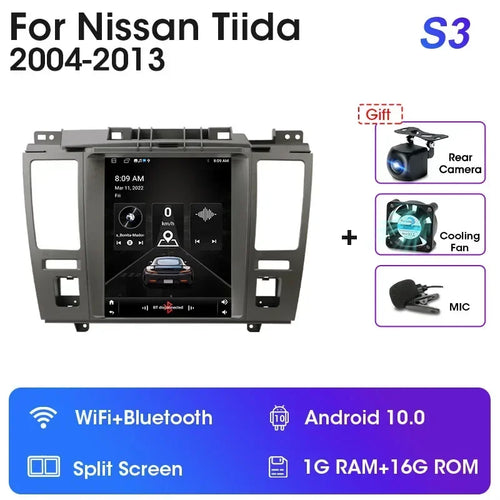 JMCQ 2 Din Car Radio Multimedia Video Player For Nissan Tiida C11