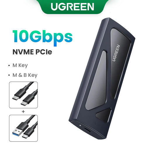 UGREEN M2 SSD Case NVME SATA Dual Protocol M.2 to USB Type C 3.1 SSD