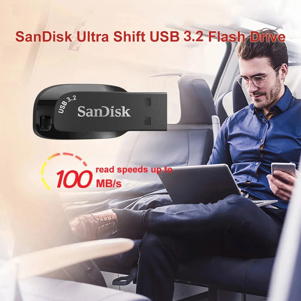 SanDisk USB 3.2 USB Flash Drive 64GB Pen Drive Memory Stick CZ410