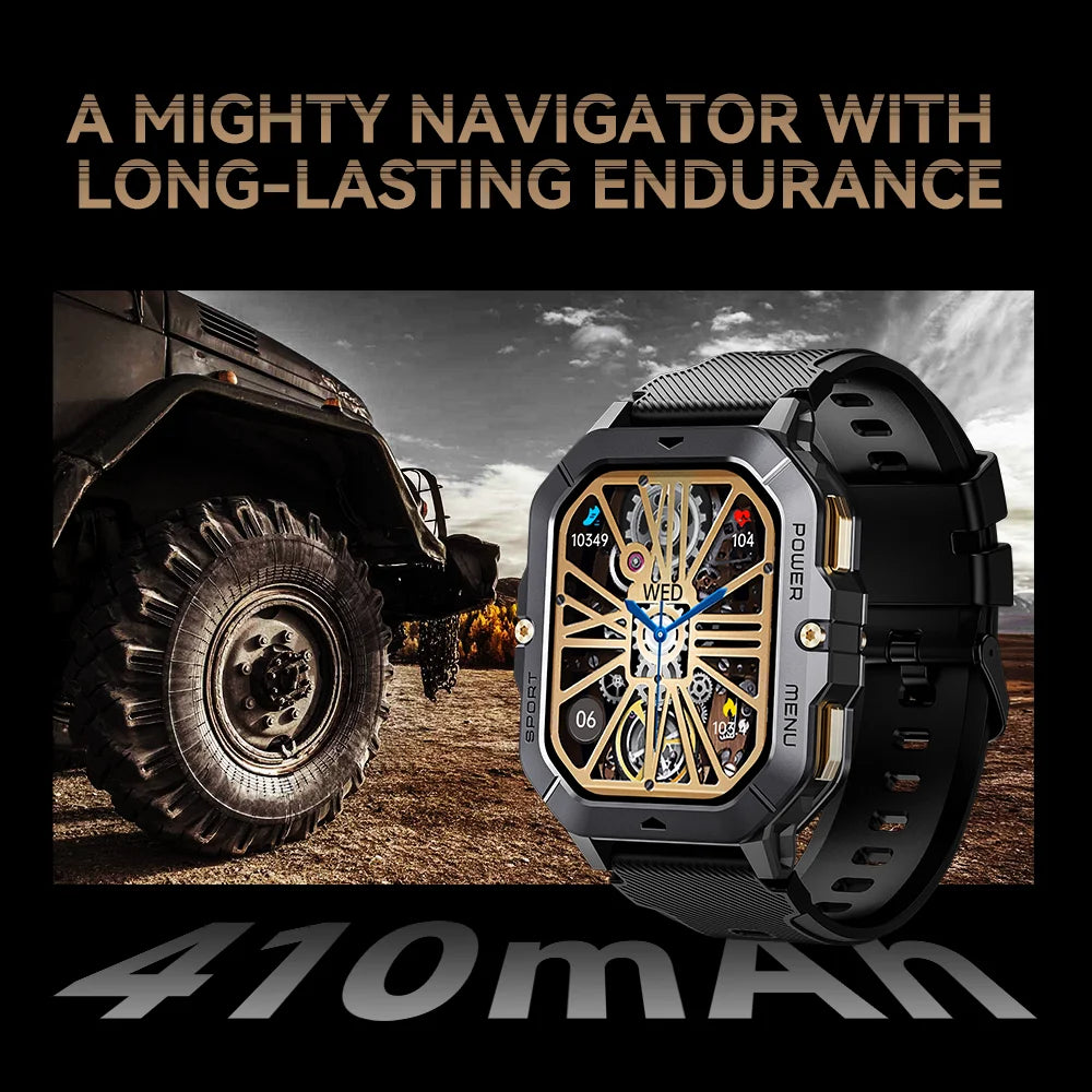 CUBOT C28 Waterproof Smart Watch Men 2.02 Inch Fitness Tracker Sport