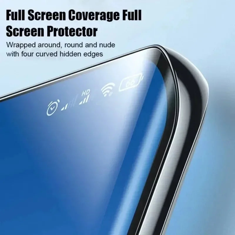 2Pcs Full Cover Curved Tempered Glass For Xiaomi Mi 13 12 11 Pro 12S