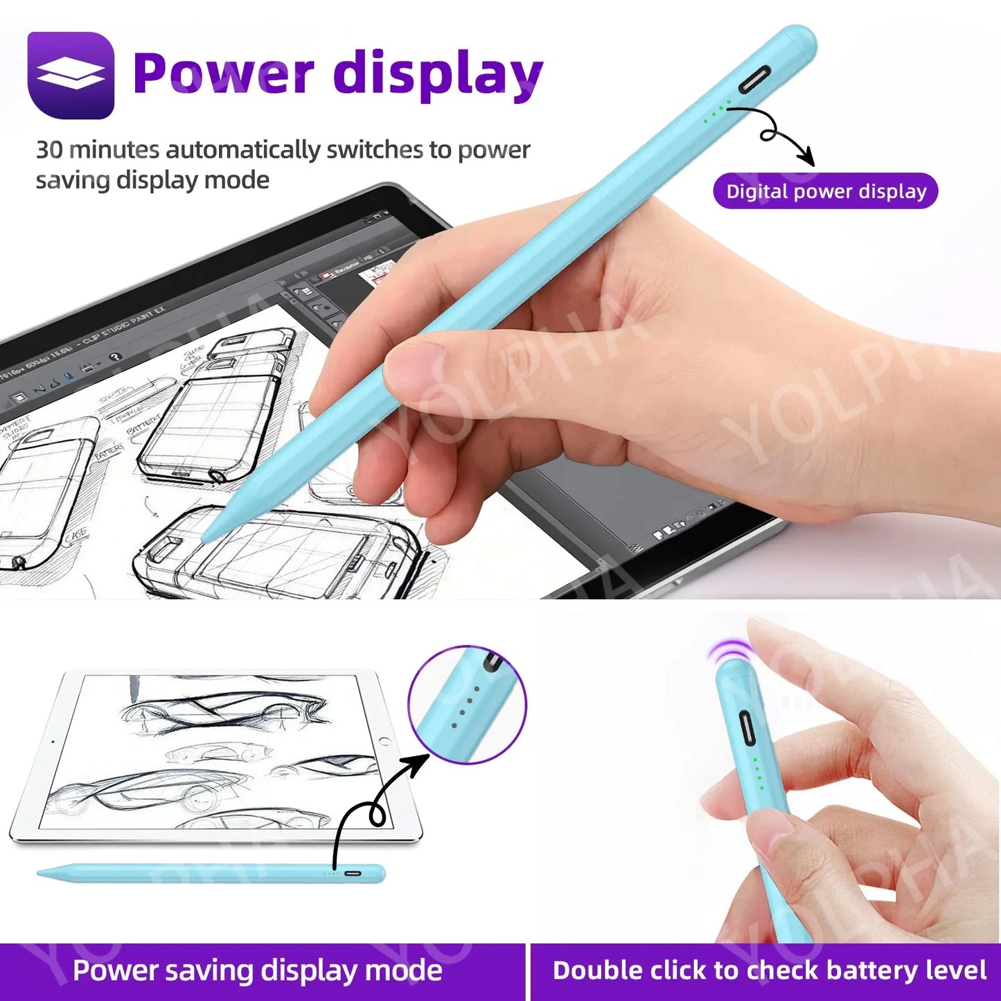 For Apple Pencil 2 iPad Pencil For Appl Stylus Pen For iPad 2023 2022