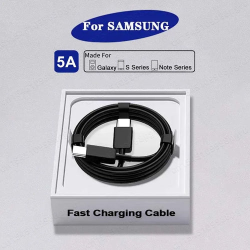 2PCS PD 45W USB C Cable For Samsung Galaxy S20 S21 S22 S23 Ultra Note