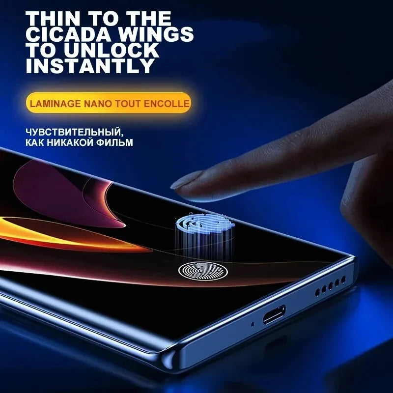 1/2pcs Privacy Anti-Peep Hydrogel Protective Film For Samsung Galaxy