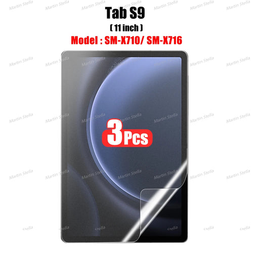 3Pcs Paper Feel Like Screen Protector for Samsung Galaxy Tab S7 S8 S9