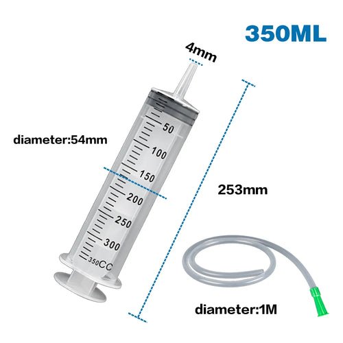 1Set Car Oil Pump Large Capacity Extractor Syringe with Scale for