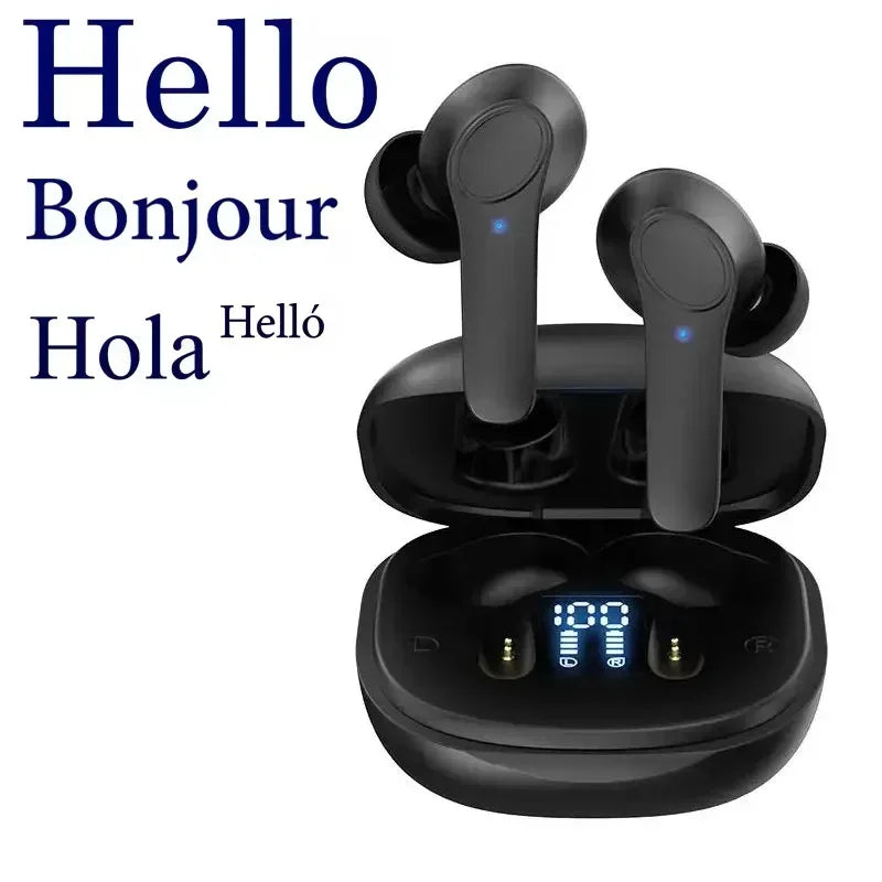 Intelligent Translate Earbuds 144 Languages Real Time AI Voice