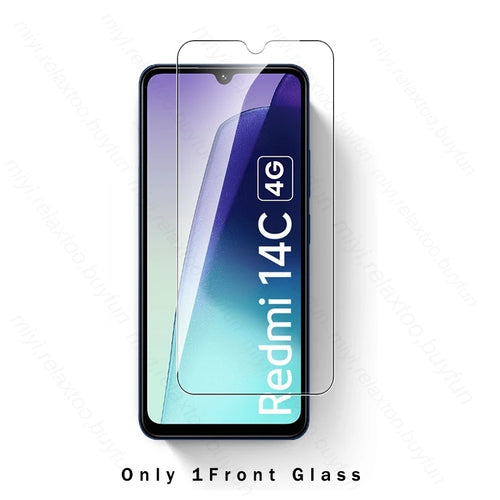 4 In 1 Protective Glass for Xiaomi Redmi 14C 4G Screen Protector Lens