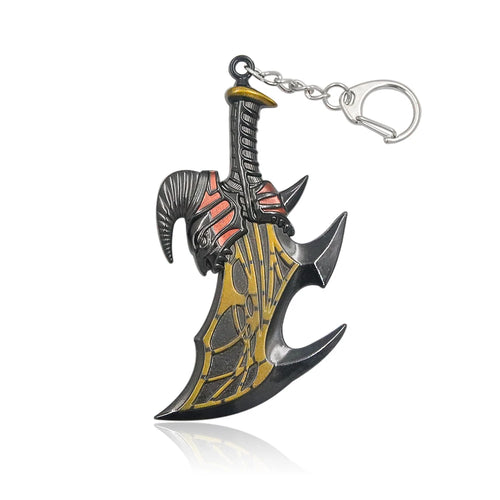 Game God of War Ragnarok Keychain Kratos The World Serpent Jormungandr