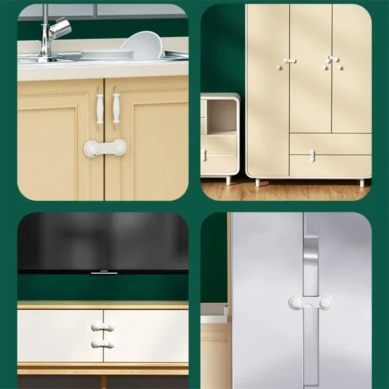 4/6Pcs/Lot Child Lock Protection Of Children Baby Drawer Anti-opening