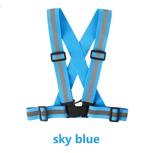 Outdoor Adjustable Safety Vests Night Walking Highlight Reflective