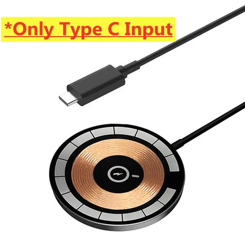 Magnetic 30W Wireless Charger Pad Stand for iPhone 15 14 13 12 11 Pro