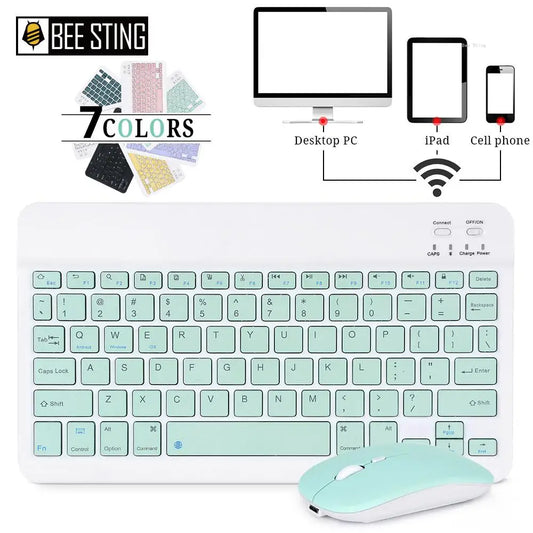 Bluetooth Keyboard For iPad Xiaomi Samsung Huawei Tablet Laptop IOS
