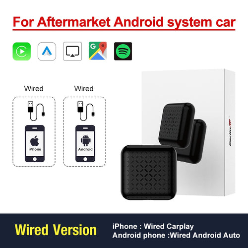 CarlinKit Wred & Wireless Android Auto & CarPlay Dongle Car USB